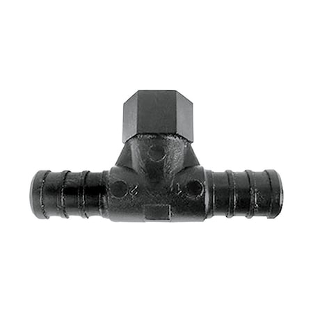 Flair-It Flair-It Ecopoly 1/2 in. PEX Barb X 1/2 in. D PEX Plastic Tee, PK5 32834